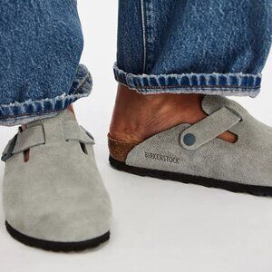 Birkenstock Boston Soft Footbed Clogs - Color Pure Sage